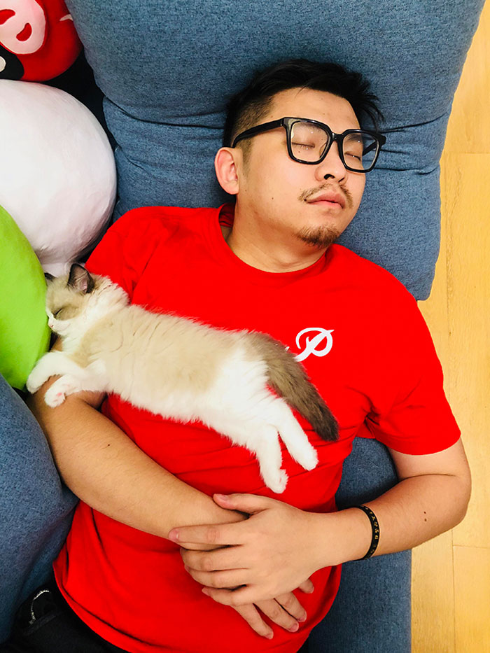 When He Was Little He Slept Like This During My Naps