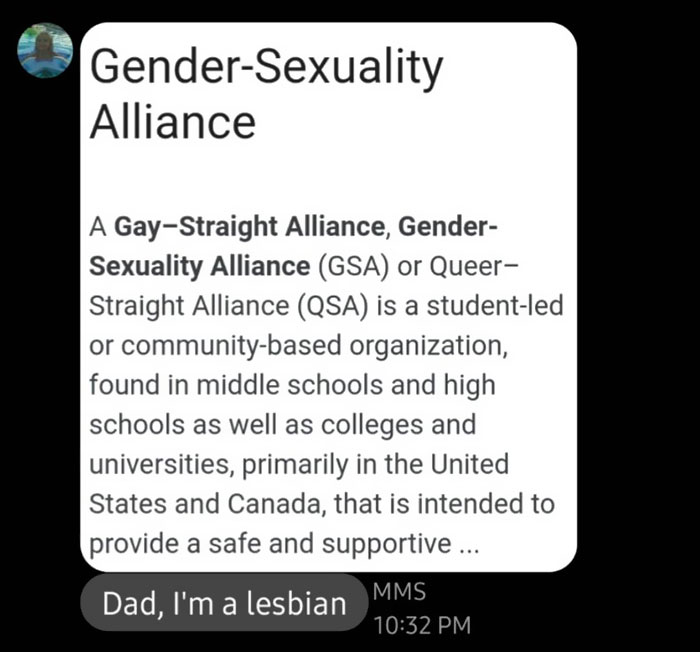 Daughter Comes Out To Dad While Chatting With Him And People Love His Reaction Daughter Comes Out To Dad While Chatting With Him And People Love His Reaction