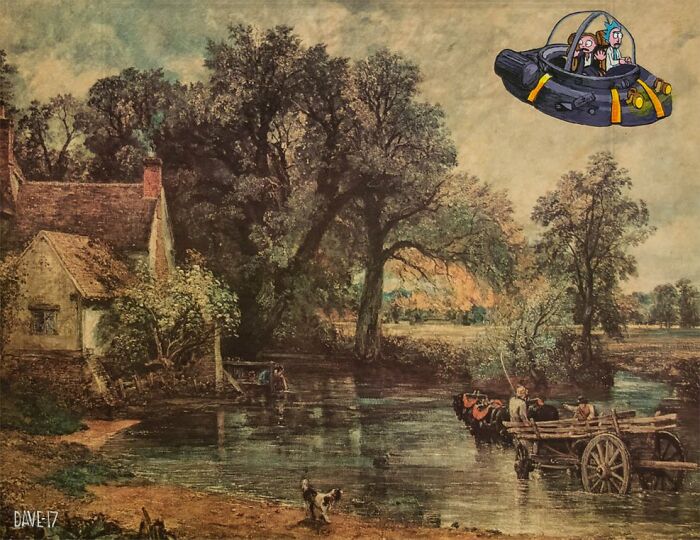 Artist Adds 'Star Wars' To Boring Thrift Store Paintings