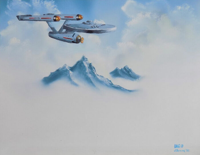 Artist Adds 'Star Wars' To Boring Thrift Store Paintings Artist Adds 'Star Wars' To Boring Thrift Store Paintings