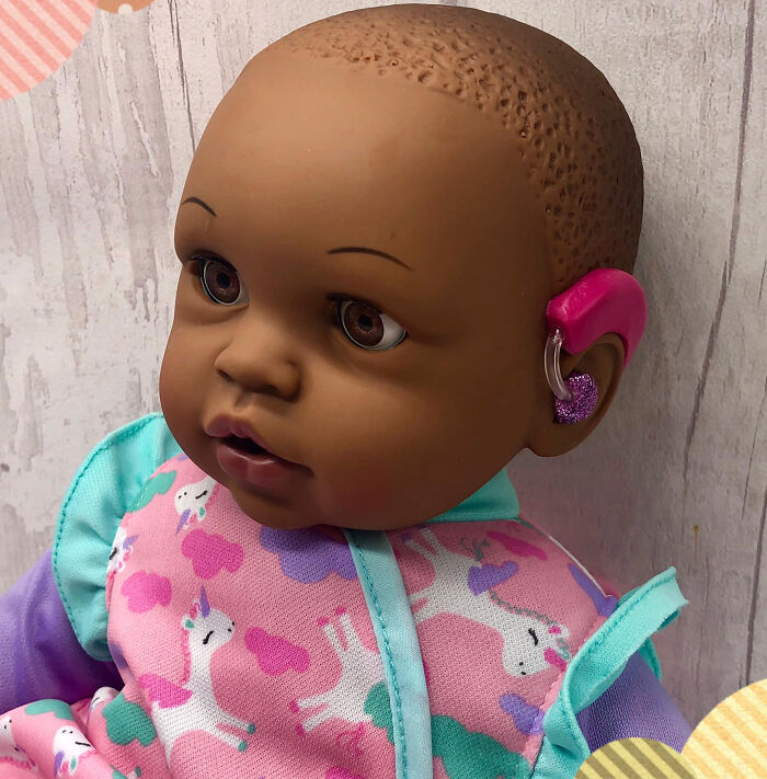 Mom Starts Making Inclusive Dolls After She Couldn't Find Any With Hearing Aids For Her Deaf Daughter