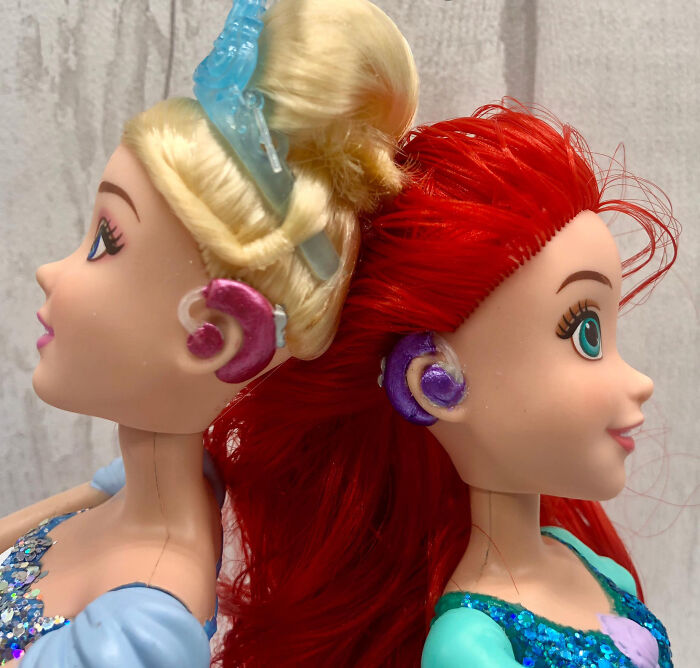 Mom Starts Making Inclusive Dolls After She Couldn't Find Any With Hearing Aids For Her Deaf Daughter