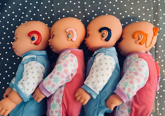 Mom Starts Making Inclusive Dolls After She Couldn't Find Any With Hearing Aids For Her Deaf Daughter Mom Starts Making Inclusive Dolls After She Couldn't Find Any With Hearing Aids For Her Deaf Daughter