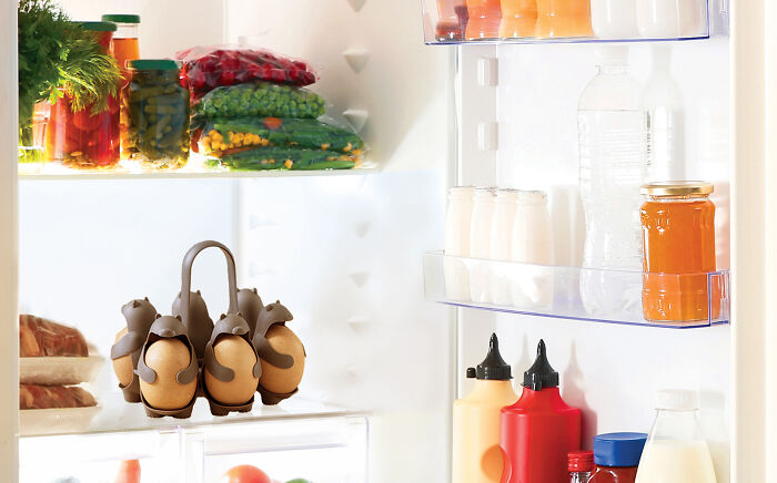 $18 Kitchen Invention 'Eggbears' Makes Boiling And Holding Brown Eggs Easy And Fun