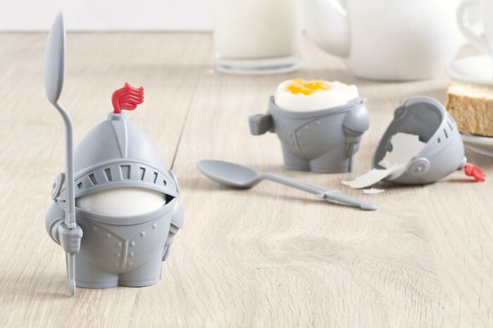 $18 Kitchen Invention 'Eggbears' Makes Boiling And Holding Brown Eggs Easy And Fun