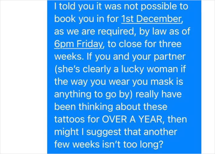 ‘Male Karen’ Complains About Tattoo Parlor Not Giving Him A Tattoo, The Owner Shuts Him Down By Telling People What Actually Happened