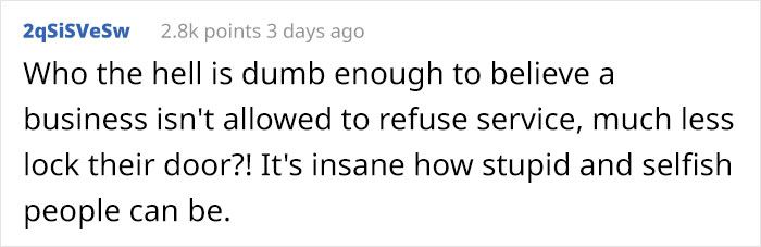 ‘Male Karen’ Complains About Tattoo Parlor Not Giving Him A Tattoo, The Owner Shuts Him Down By Telling People What Actually Happened