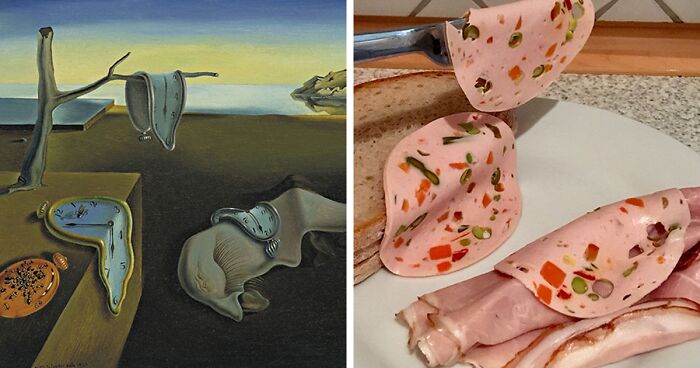 25 People Recreating Famous Paintings With Sandwiches