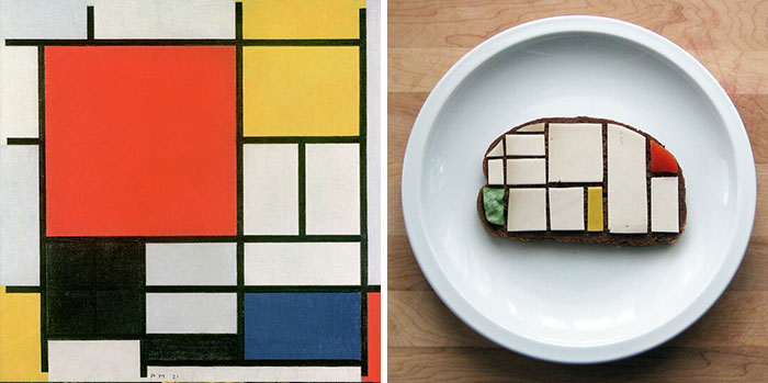 Piet Mondrian - 'Composition II With Red Blue And Yellow' (1930)