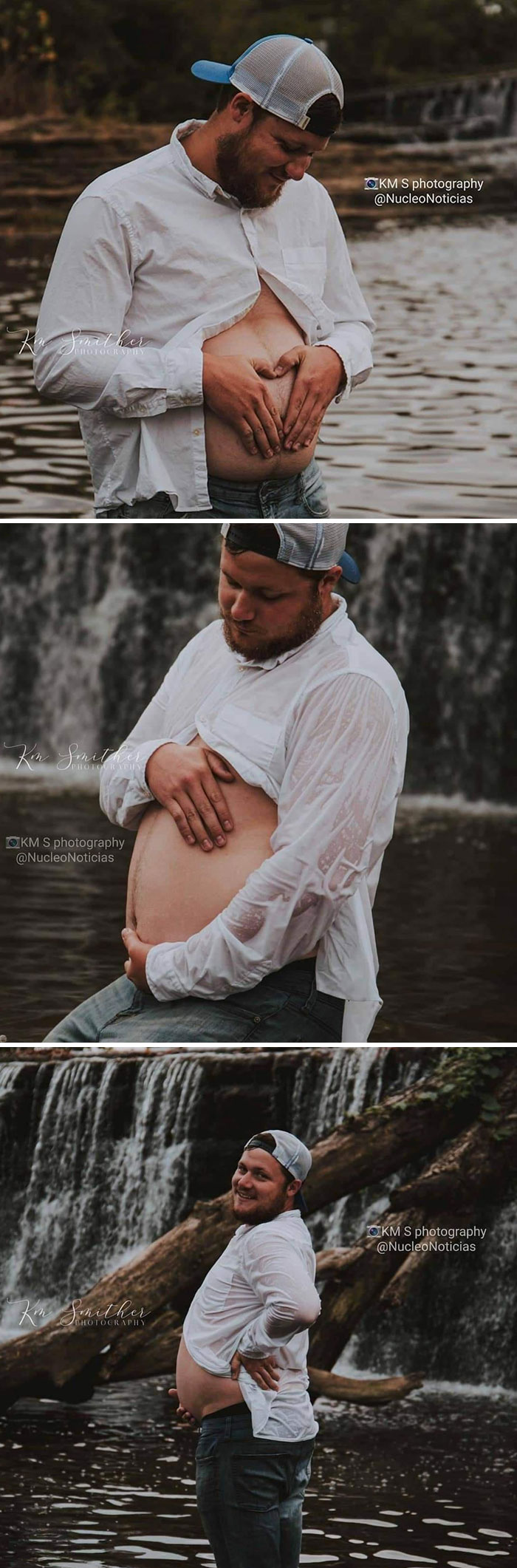 His Wife Had To Rest The Same Week As The Photo Shoot, But He Managed To Surprise Her