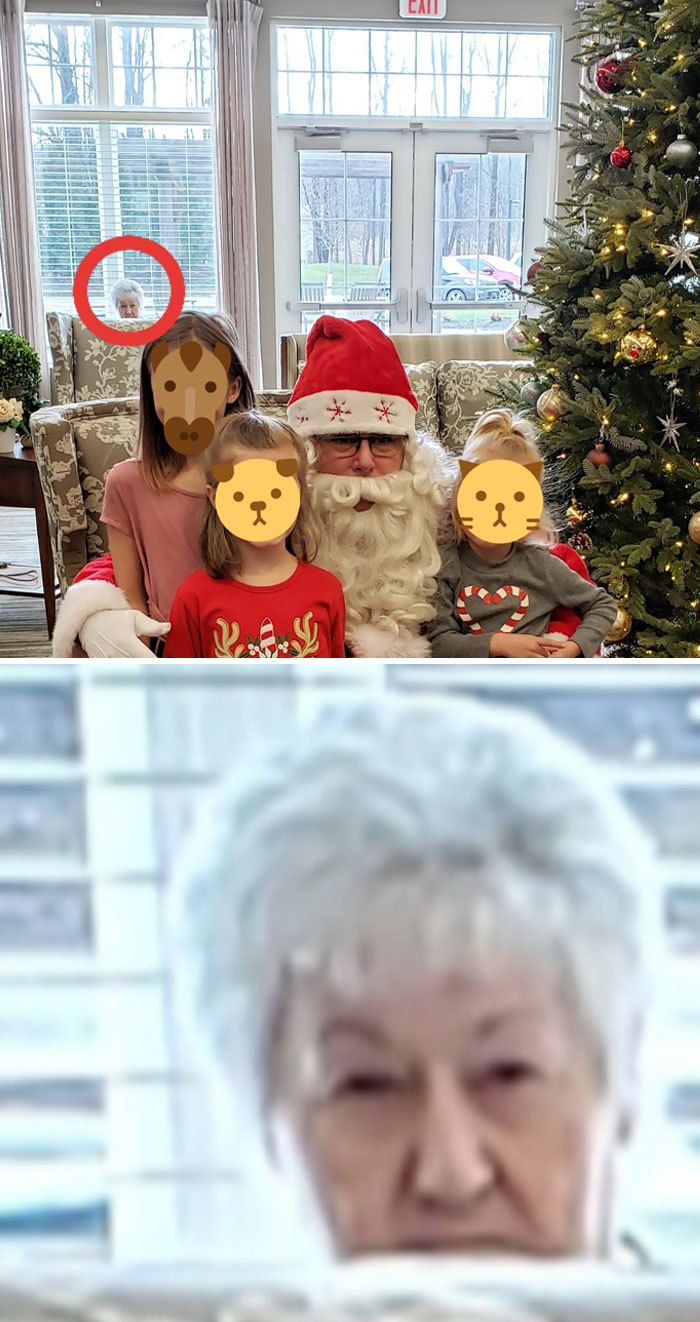 Photobombed By Judgy Granny