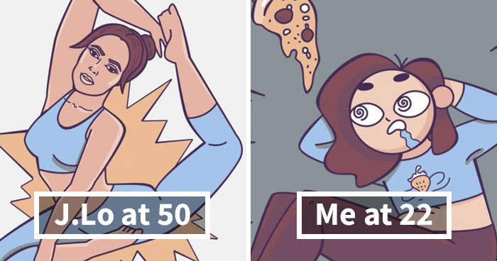 I Draw Funny Comics Comparing My Life To Celebs' (21 Pics)