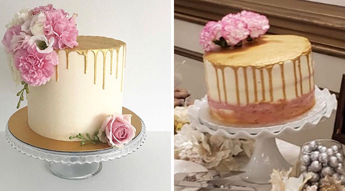 My Wedding Cake Fail. Expectations vs. Reality