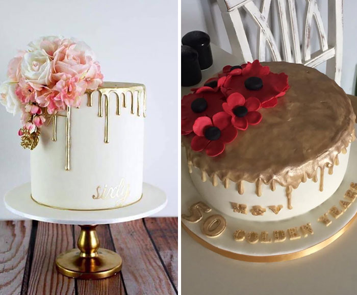 50th Wedding Anniversary Cake