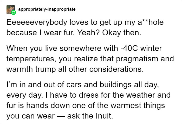 People Are Sharing Their Thoughts On Fur Vs. Vegan Options, And It Might Make You Think Twice About Your Next Purchase People Are Sharing Their Thoughts On Fur Vs. Vegan Options, And It Might Make You Think Twice About Your Next Purchase