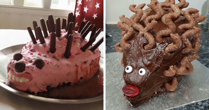 30 Times People Tried Their Hand At Making Hedgehog Cakes But Failed Miserably