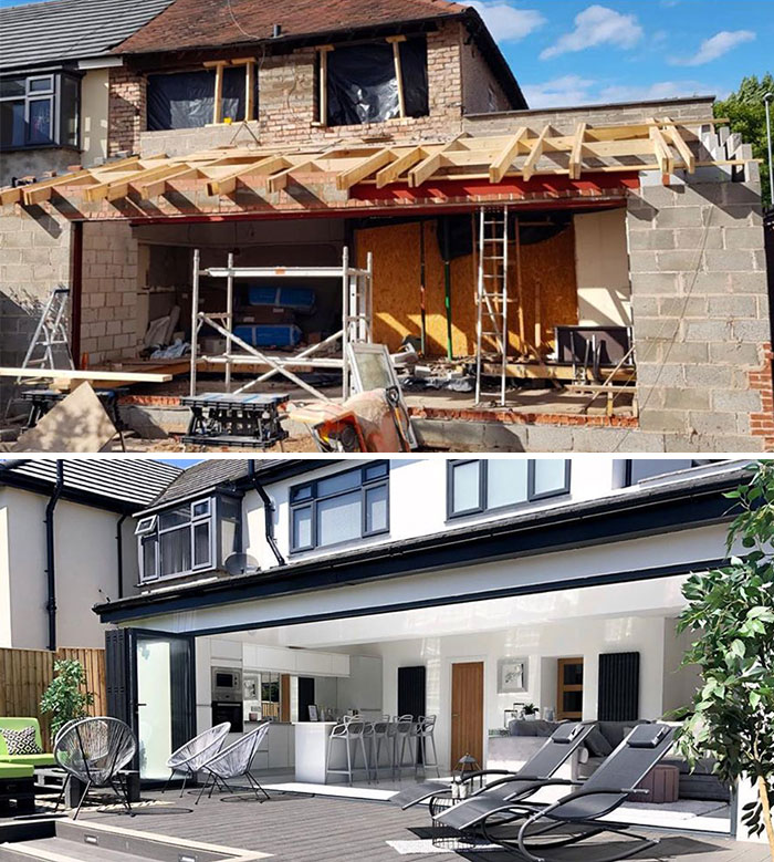 Mom Turns An Old Semi Into A Dream Home, Increasing Its Value By £110,000 Mom Turns An Old Semi Into A Dream Home, Increasing Its Value By £110,000