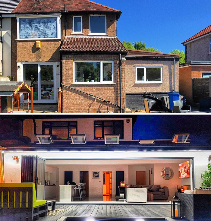 Mom Turns An Old Semi Into A Dream Home, Increasing Its Value By £110,000 Mom Turns An Old Semi Into A Dream Home, Increasing Its Value By £110,000