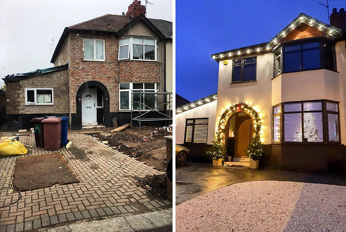 Mom Turns An Old Semi Into A Dream Home, Increasing Its Value By £110,000 Mom Turns An Old Semi Into A Dream Home, Increasing Its Value By £110,000
