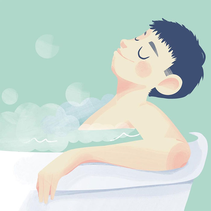 For Fifty Days, I Illustrated An Experience That Made Me Happy Every Day