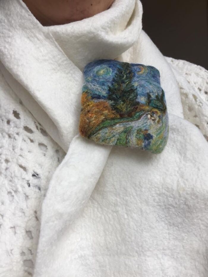 I Recreate Vincent Van Gogh's Art With Wool