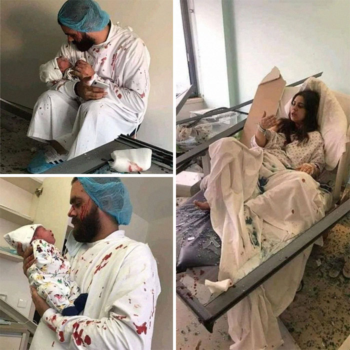 Woman Delivers Baby Moments After Beirut Blasts