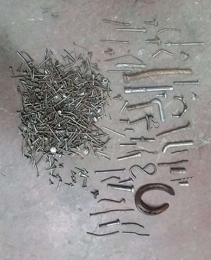 I Work At A Tire Shop And Have Been Collecting Items Found Inside Of Customers Tires For The Past Few Years