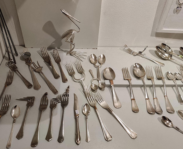 Collection Of Unique Forks And Spoons