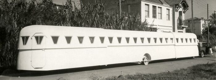 Extensible Caravan. Built By An Unknown French Engineer In 1934