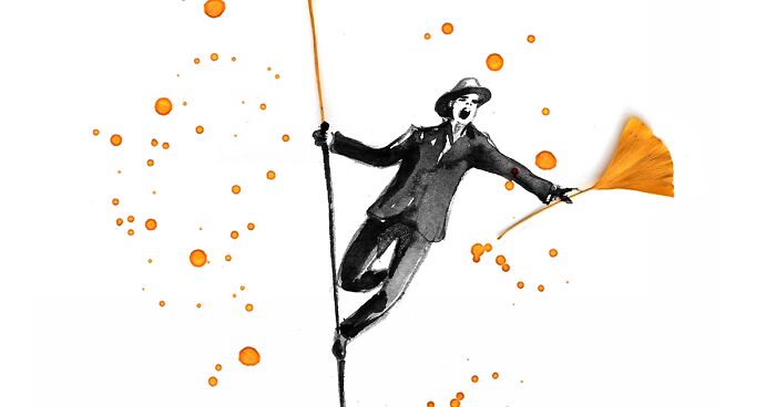 I Created These 16 Illustrations Using Leaves And Watercolor