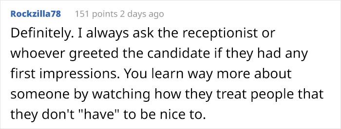 Man Fails His Job Interview Immediately After A Trick Test At Reception Man Fails His Job Interview Immediately After A Trick Test At Reception