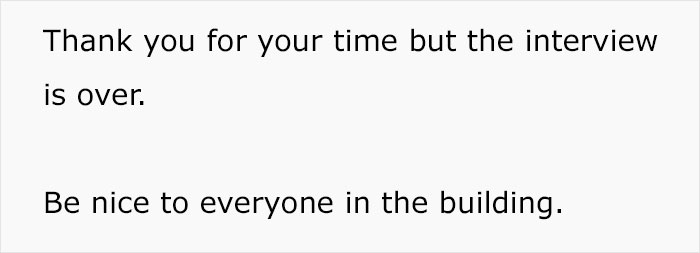 Man Fails His Job Interview Immediately After A Trick Test At Reception Man Fails His Job Interview Immediately After A Trick Test At Reception