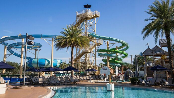 Gaylord Palms Resort, Orlando, Fl I Love This Place Because Of The Giant Free-Fall Waterslide :3