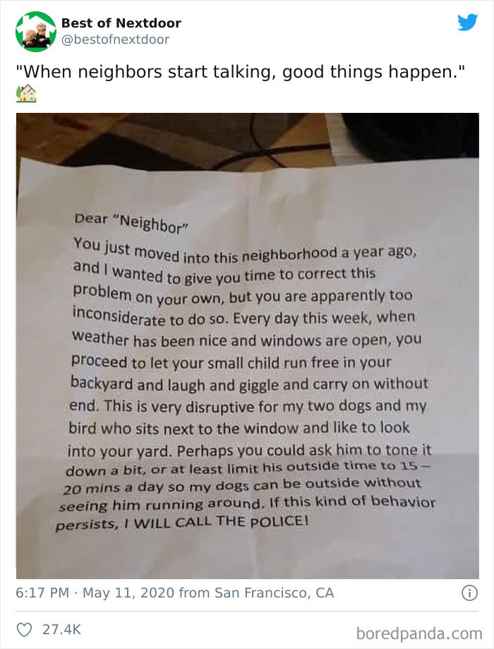 Neighbours-Nextdoor-Tweets