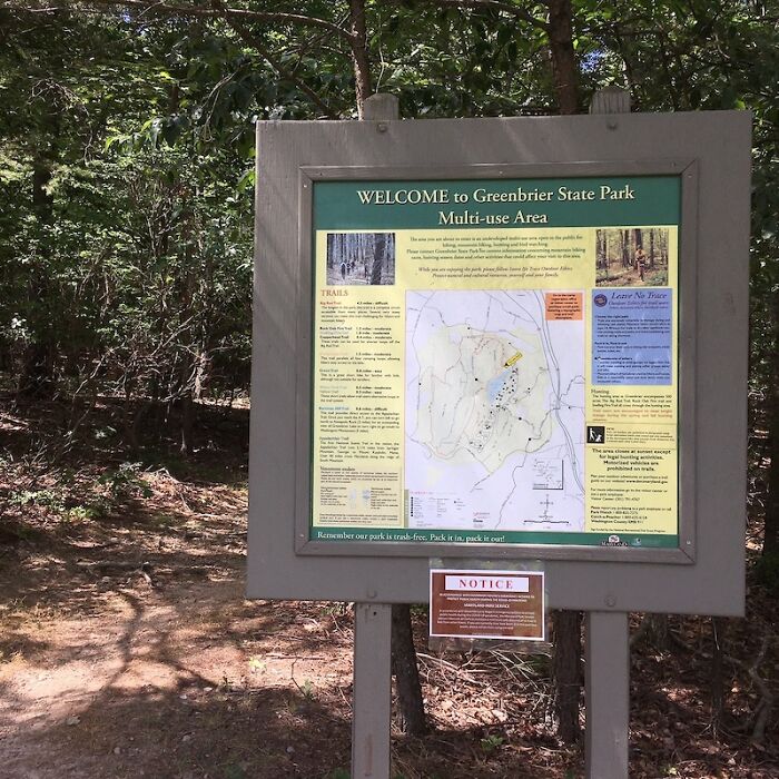 Greenbrier State Park, Boonsboro, Md. I Love The Red Trail! Its Steep, Challenging, Fun, And I Almost Fell Off Of It Once! :3