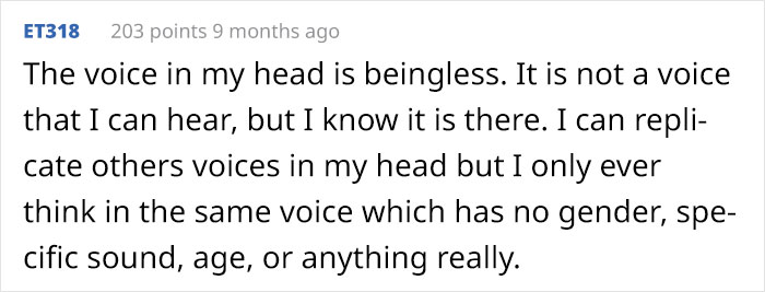 Person Thinks Internal Monologue Is A Made-Up Concept, Is In "Shock" After Learning Most People Have It