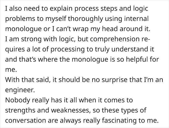 Person Thinks Internal Monologue Is A Made-Up Concept, Is In "Shock" After Learning Most People Have It