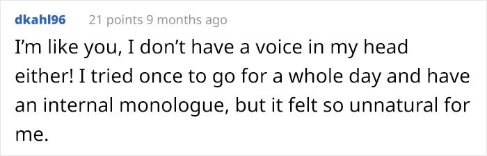 Person Thinks Internal Monologue Is A Made-Up Concept, Is In "Shock" After Learning Most People Have It