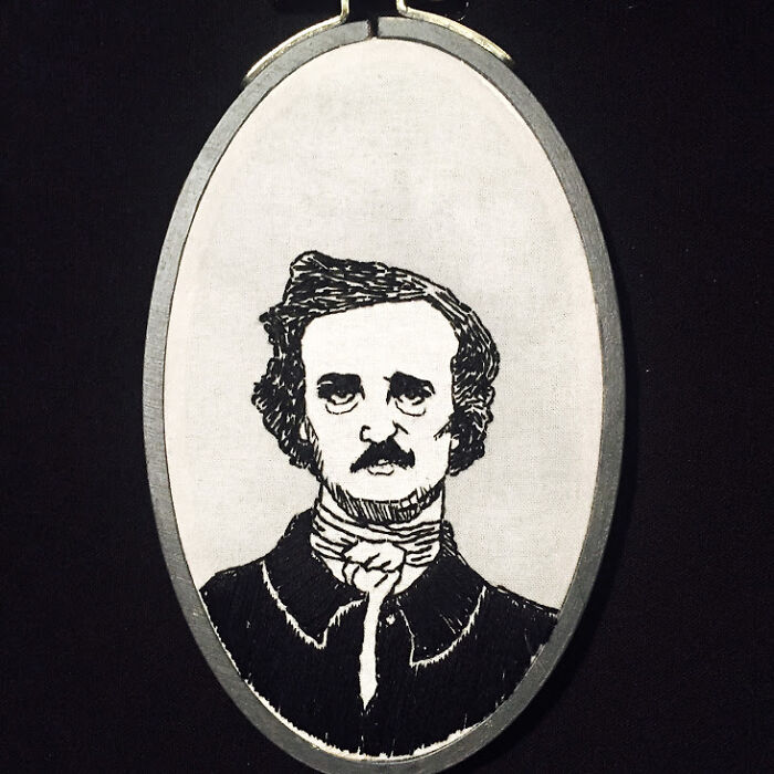 I Embroidered Edgar Allan Poe