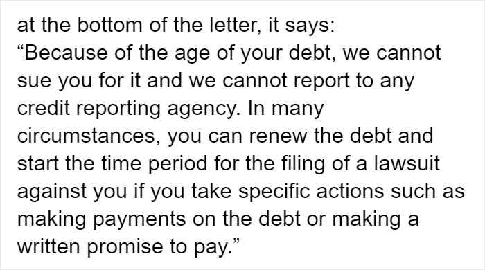 Bank Sends This Person An Ambiguous &ldquo;Super Predatory&rdquo; Letter About An Unpaid Debt From 2 Decades Ago, Luckily They Read It Carefully