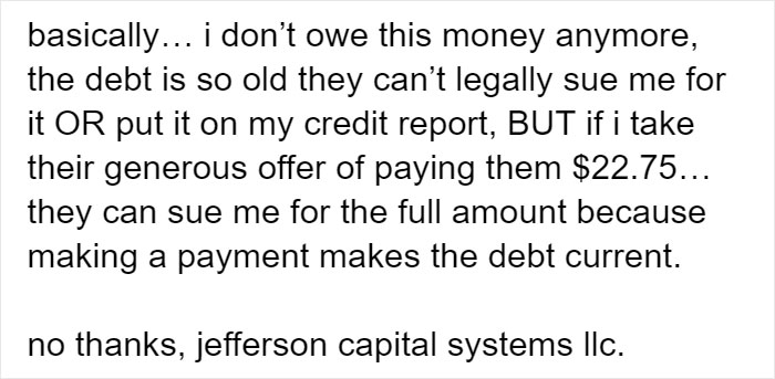 Bank Sends This Person An Ambiguous &ldquo;Super Predatory&rdquo; Letter About An Unpaid Debt From 2 Decades Ago, Luckily They Read It Carefully
