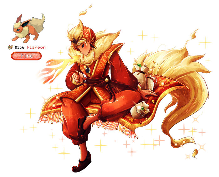 I Turn Red Pokémon Into Human-Like Characters, Here Are My 19 Favorite Works