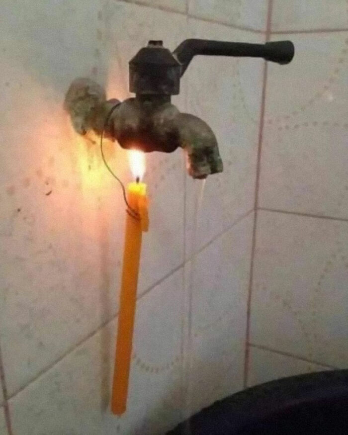 A Hot Water Tap In Vietnam