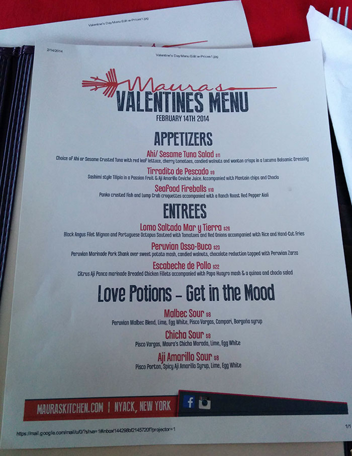 Was Really Digging This Restaurant Menu Until I Saw The Top And Bottom Borders