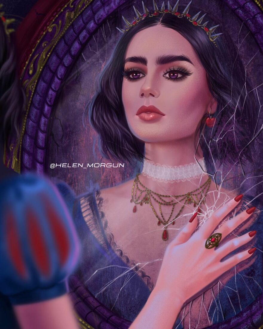 Lily Collins As Snow White