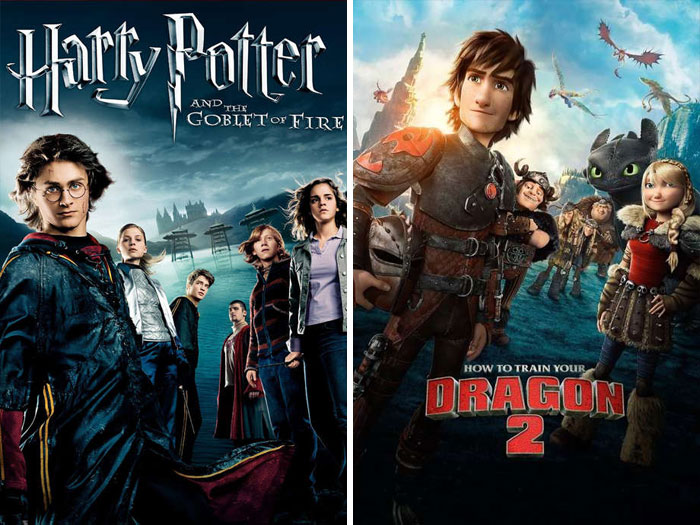 Harry Potter And The Goblet Of Fire (2005) vs. How To Train Your Dragon 2 (2014)