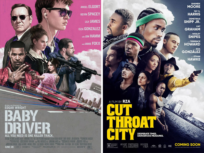 Baby Driver (2017) vs. Cut Throat City (2020)