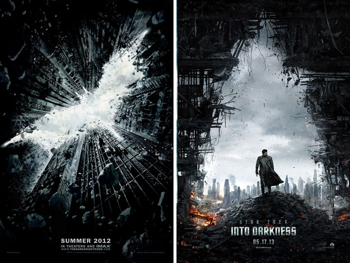 The Dark Knight Rises (2012) vs. Star Trek Into Darkness (2013)