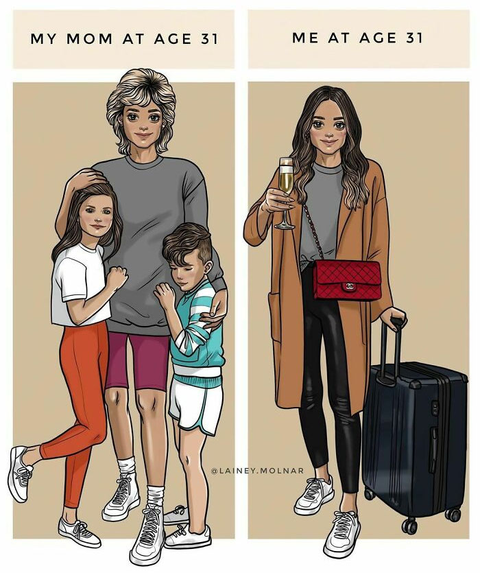 31-Year-Old Independent, Modern Woman Draws Comics On Her Observations About Society