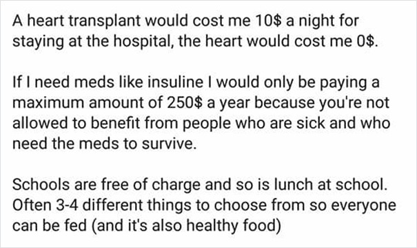 'I Don't Mean To Rub Salt In Your Wounds': Swede Tells Americans What It's Like To Live In Sweden And It's Eye-Opening